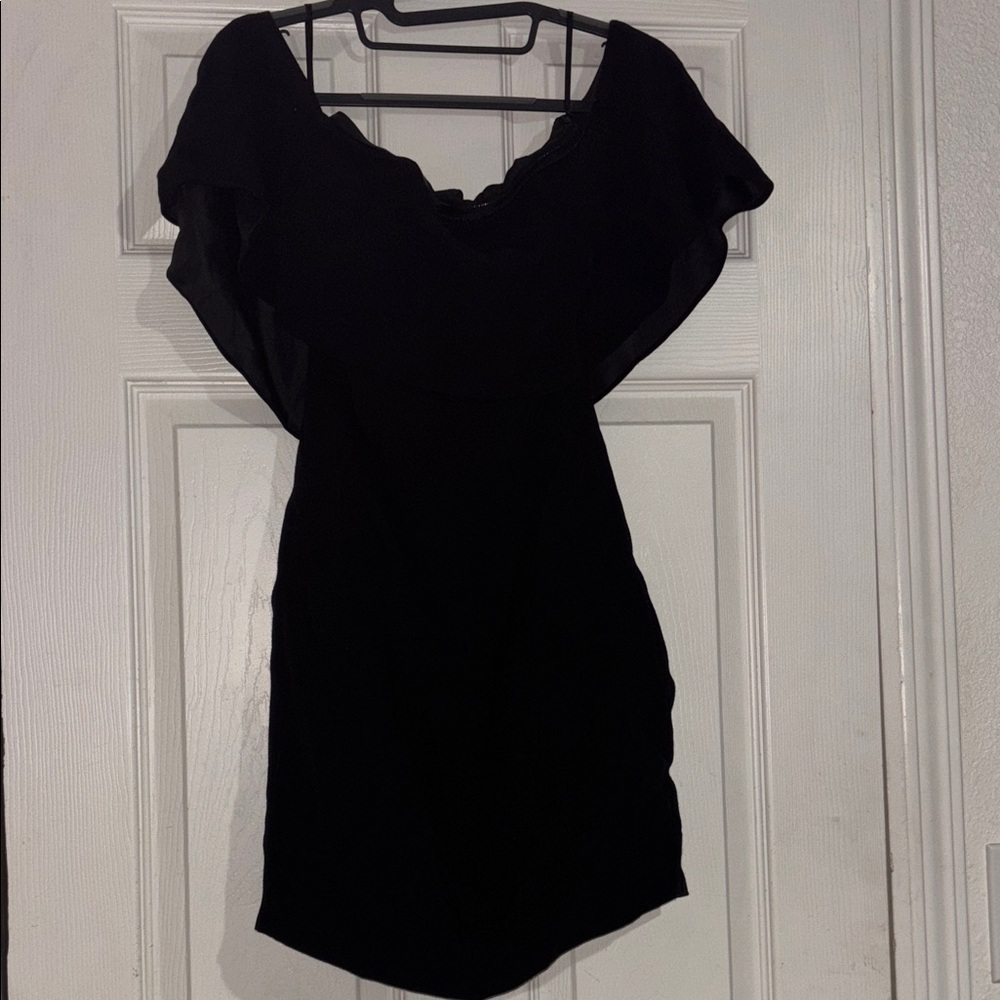 Cupcakes & Cashmere Black Mini Dress